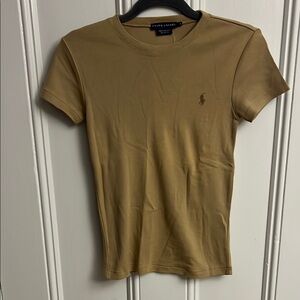 Ralph Lauren Camel Crew Neck Tee